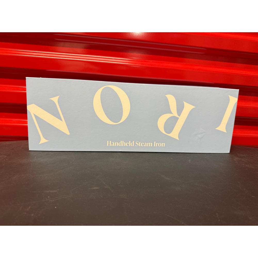 Nori Press Handheld Steam Iron White Portable Garment Steamer‎ Dual Sided Press